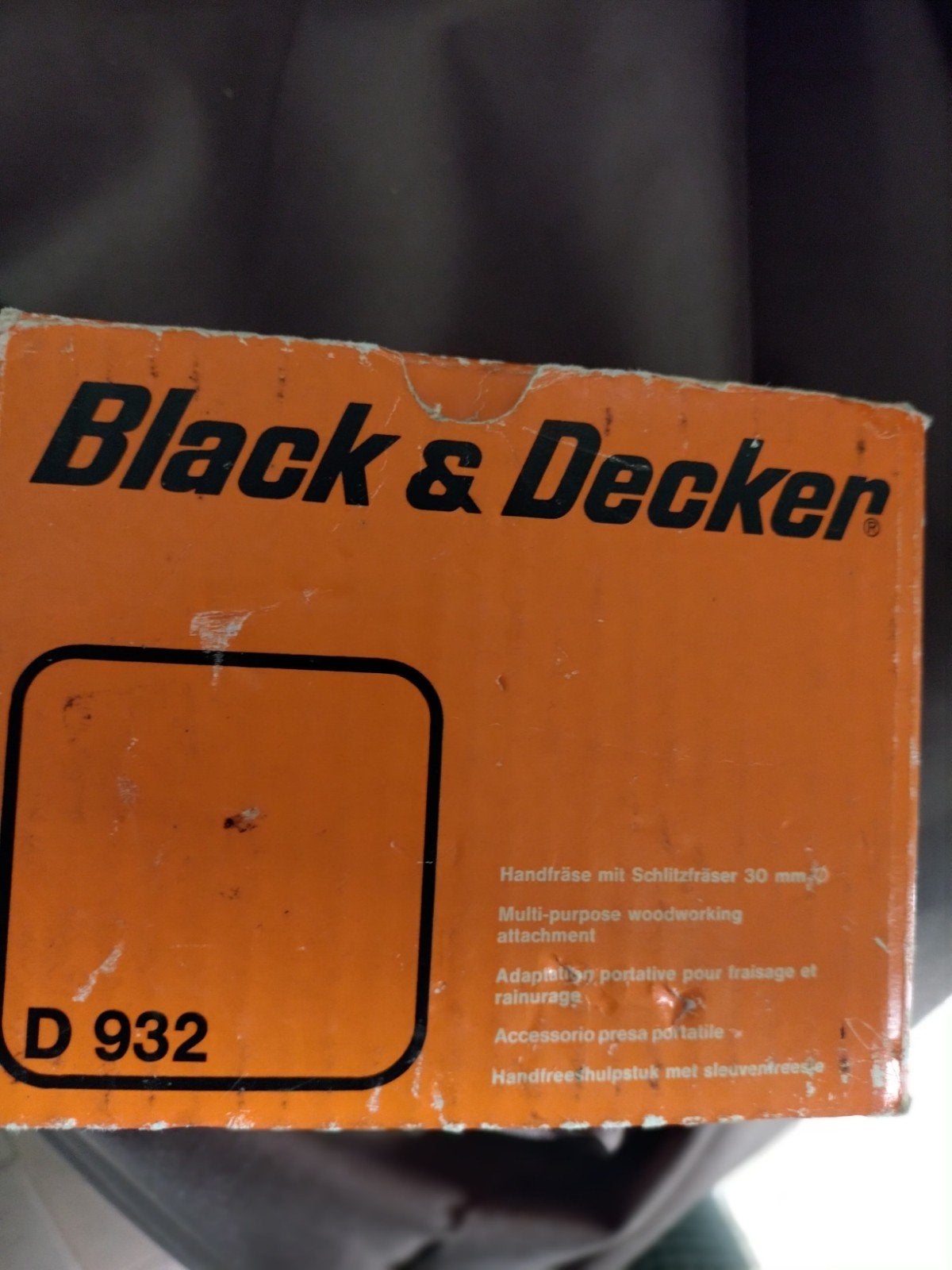 Black & Decker frees hulpstuk D 932, Ophalen