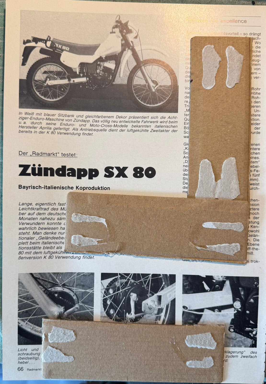 Test Zündapp SX80, Verzenden, Zo goed als nieuw, Motoren