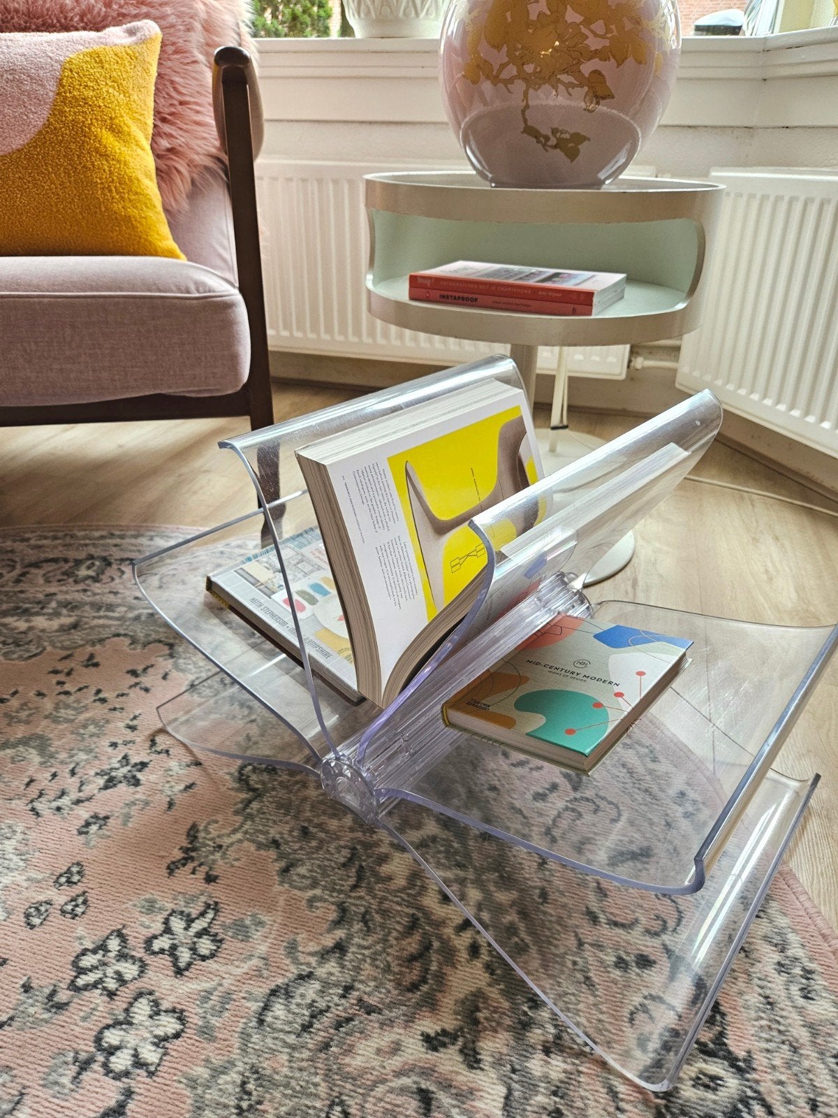 Vintage design Kartell Front Page lectuurhouder, .., .., Gebruikt, Overige materialen