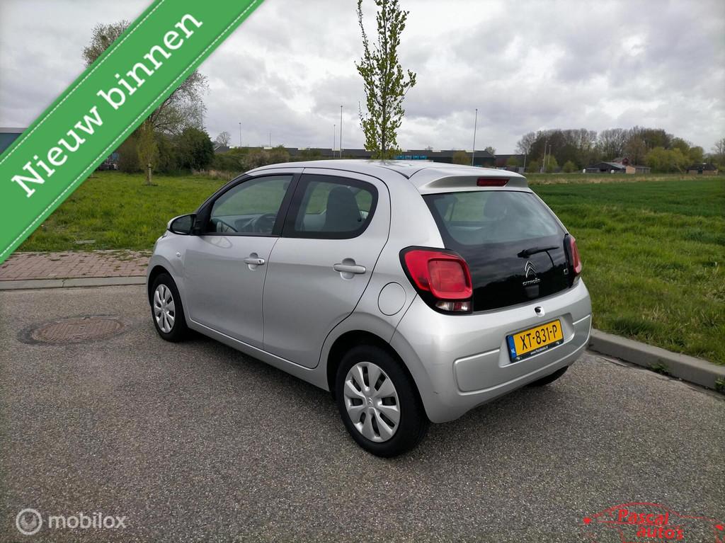 Citroen C1 1.0 VTi Shine nap cruise airco, Voorwielaandrijving, Stof, Gebruikt, Euro 6