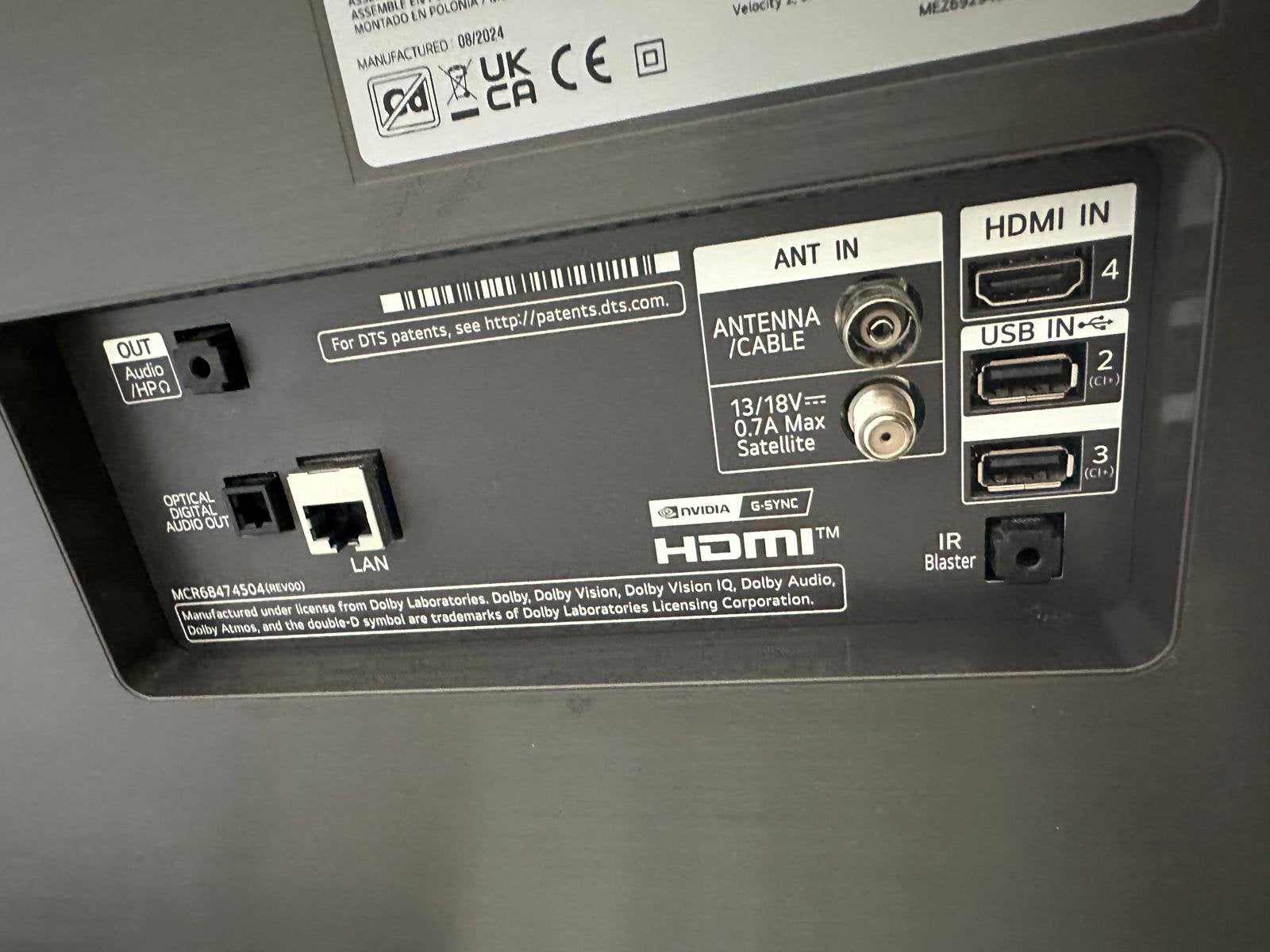 lg 48 inch c4 oled evo tv, Ophalen of Verzenden, Zo goed als nieuw