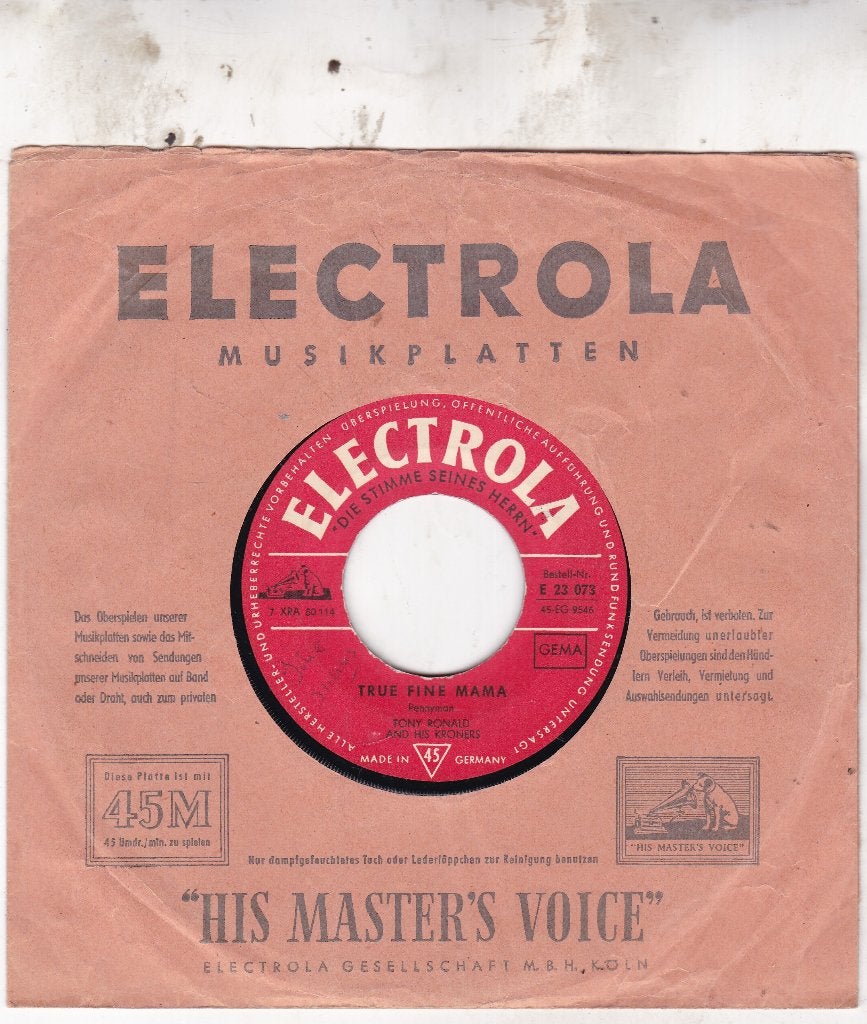 Tony Ronald and his Kroners ( 1965 ), Cd's en Dvd's, Vinyl Singles, Ophalen of Verzenden, Gebruikt, 7 inch, Pop