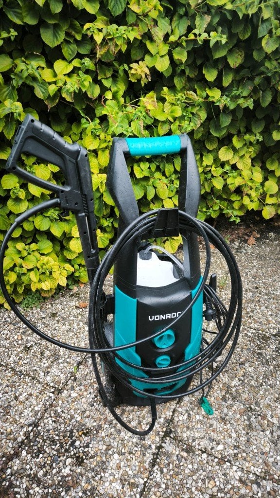 Hogedrukreiniger V22 - 2200W - 170 bar Vonroc, Tuin en Terras, Hogedrukreinigers, Ophalen, Zo goed als nieuw, Elektrisch, VONROC