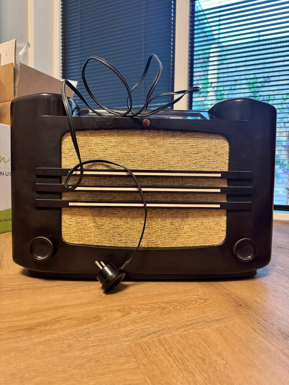 Vintage Philips 461 buizenradio, 1937., Ophalen of Verzenden, Niet werkend, Radio