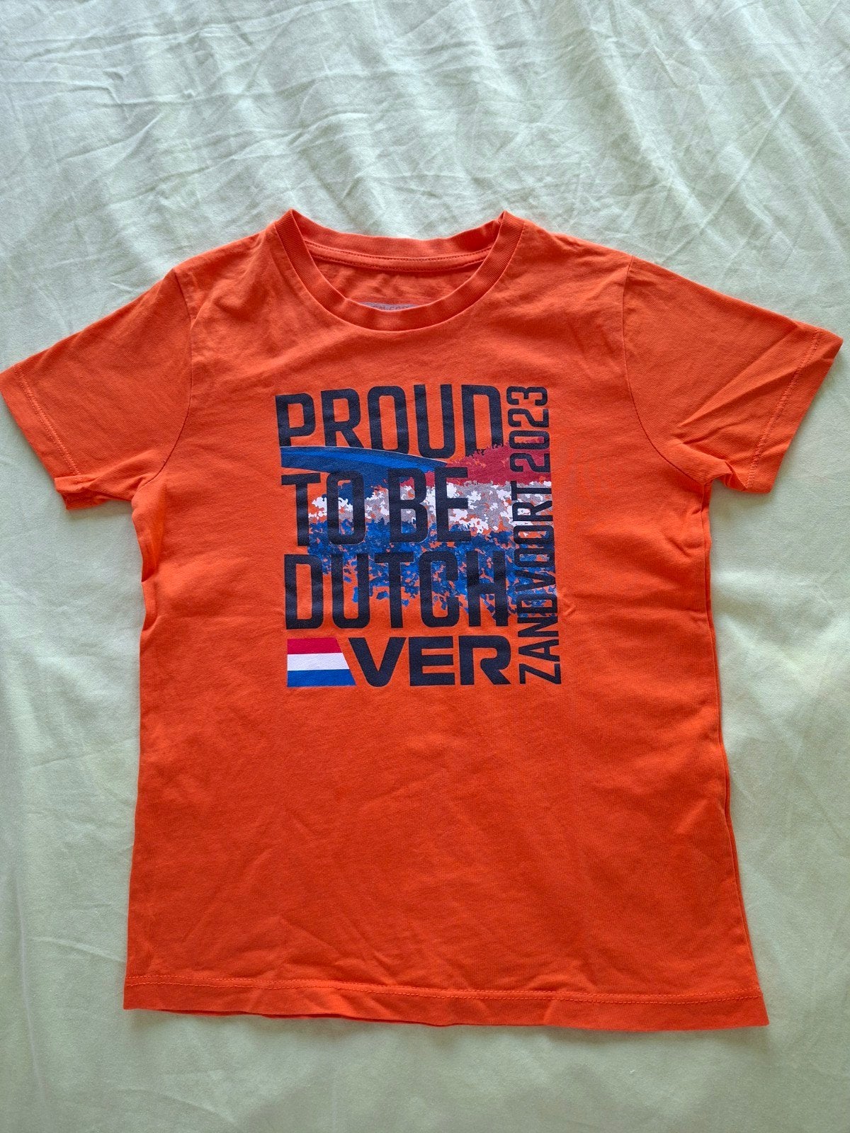 Zandvoort/Max Verstappen kinder shirt maat 122/128, Ophalen, Jongen of Meisje, Shirt of Longsleeve