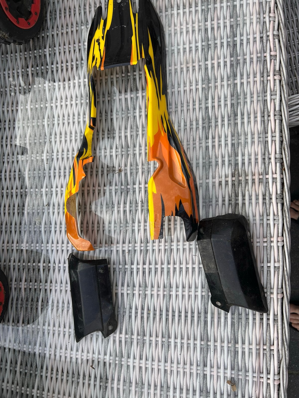 Kappen set Baja 5B Rofun HPI Racing, Benzine, Gebruikt, Ophalen of Verzenden, Onderdeel