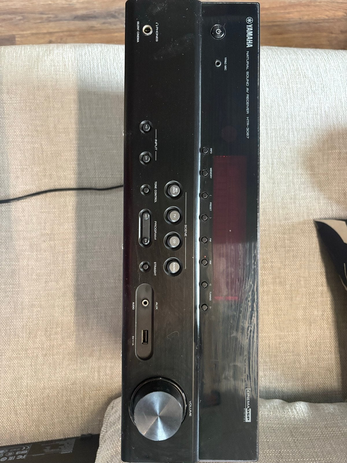 Yamaha HTR-3067 Natural Sound AV Receiver, Gebruikt, Yamaha, Ophalen of Verzenden, 60 tot 120 watt