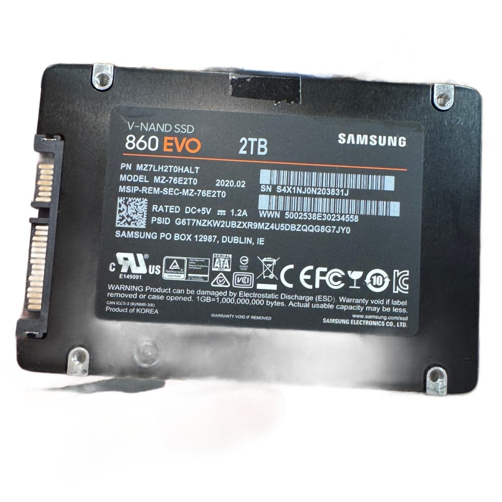 Samsung 860 evo 2TB, Computers en Software, Samsung, Zo goed als nieuw, Support@Samsung.com, 129, Samsung-ro, Yeongtong-gu
Suwon-si, Gyeonggi-do 16677
South Korea