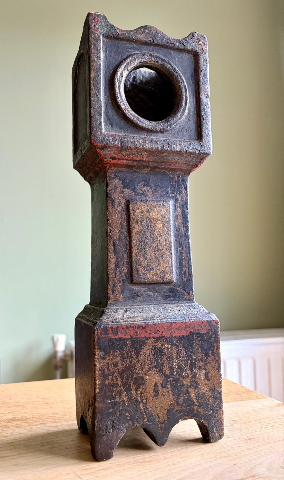 Antieke staande klok voor een zak horloge, Antiek en Kunst, Ophalen of Verzenden