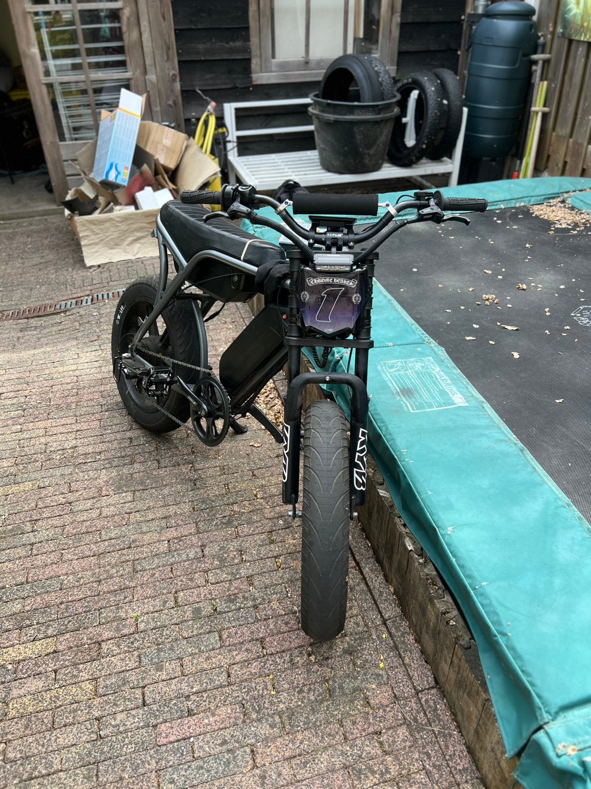 Fully customized ouxi v8 dubbele accu ook teruil, Zo goed als nieuw, 59 cm of meer, 50 km per accu of meer, Ophalen