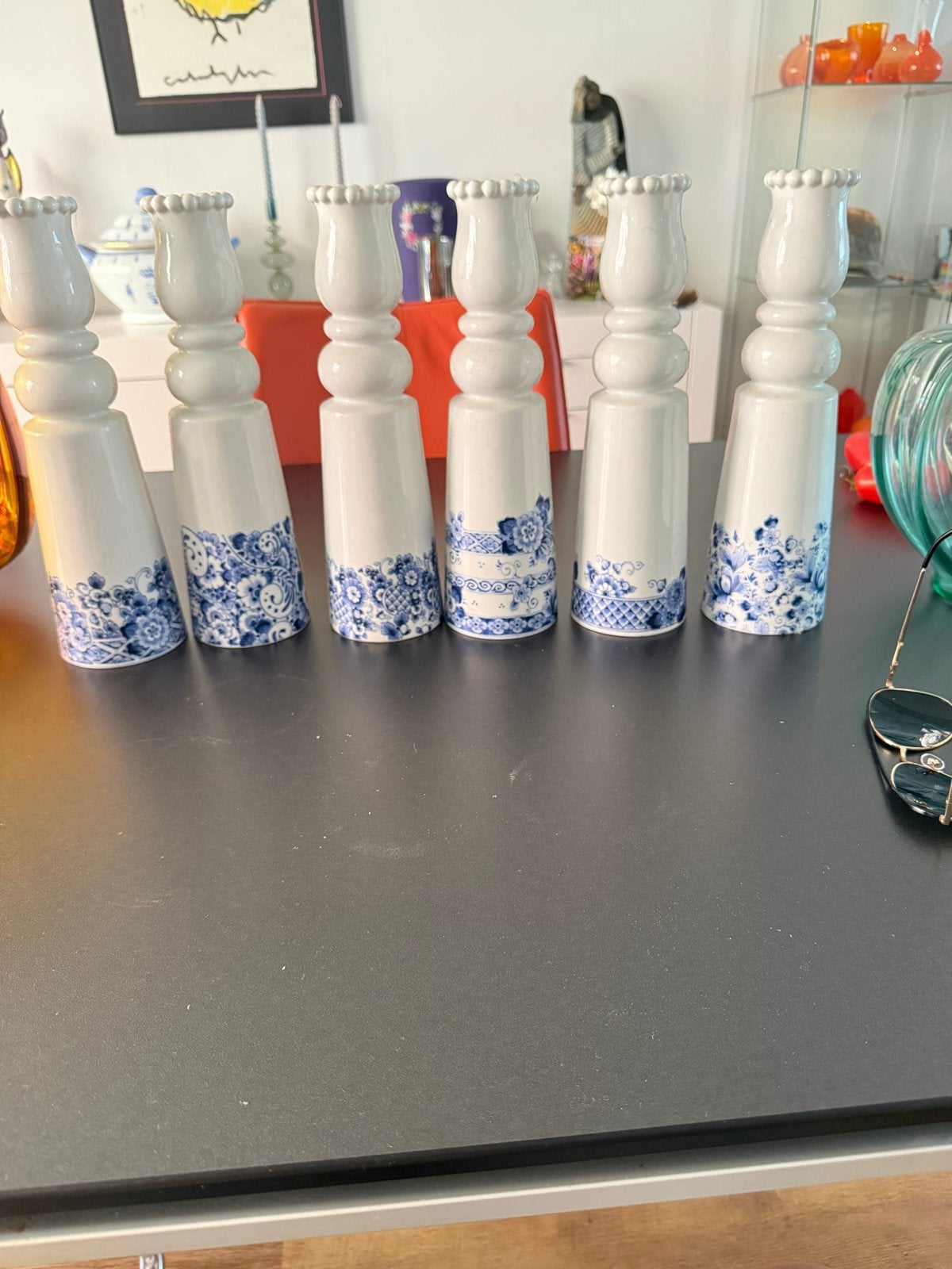 Set van 6 Marcel Wanders Randstad vazen, Antiek en Kunst, Kunst | Designobjecten, Ophalen, Wit, Vaas, Steen/keramiek