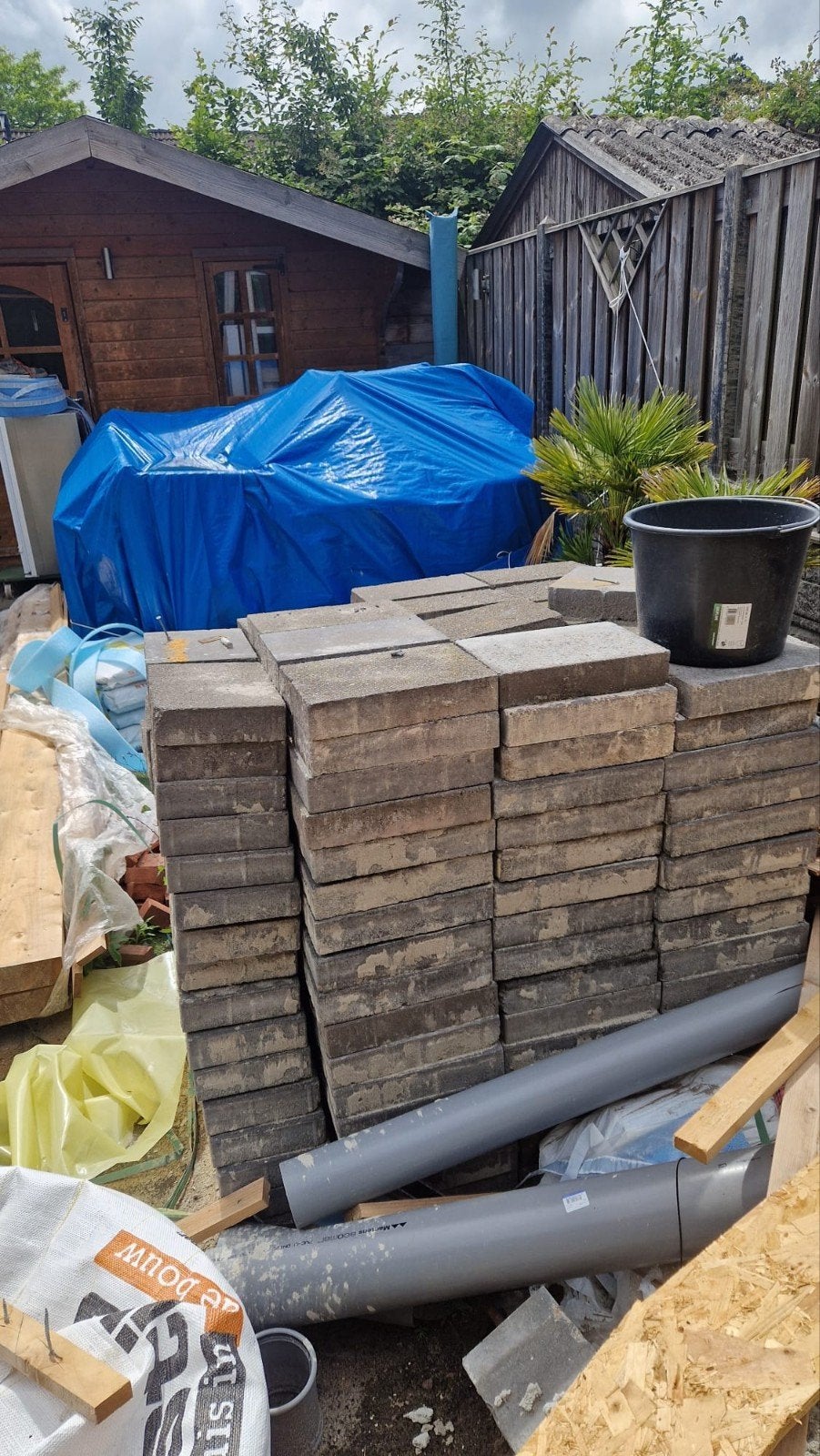Tuintegels, Ophalen, Beton, Terrastegels