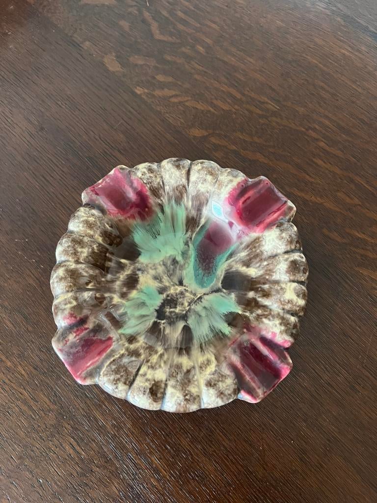 Vintage keramische asbak – fat lava stijl – jaren 60/70 –, Antiek en Kunst, Ophalen of Verzenden