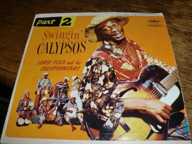 Lord Flea  Calypsos Part 2 Capitol  7", 45 RPM, EP  1957, Cd's en Dvd's, Vinyl | Latin en Salsa, Gebruikt, 7 inch, Ophalen of Verzenden