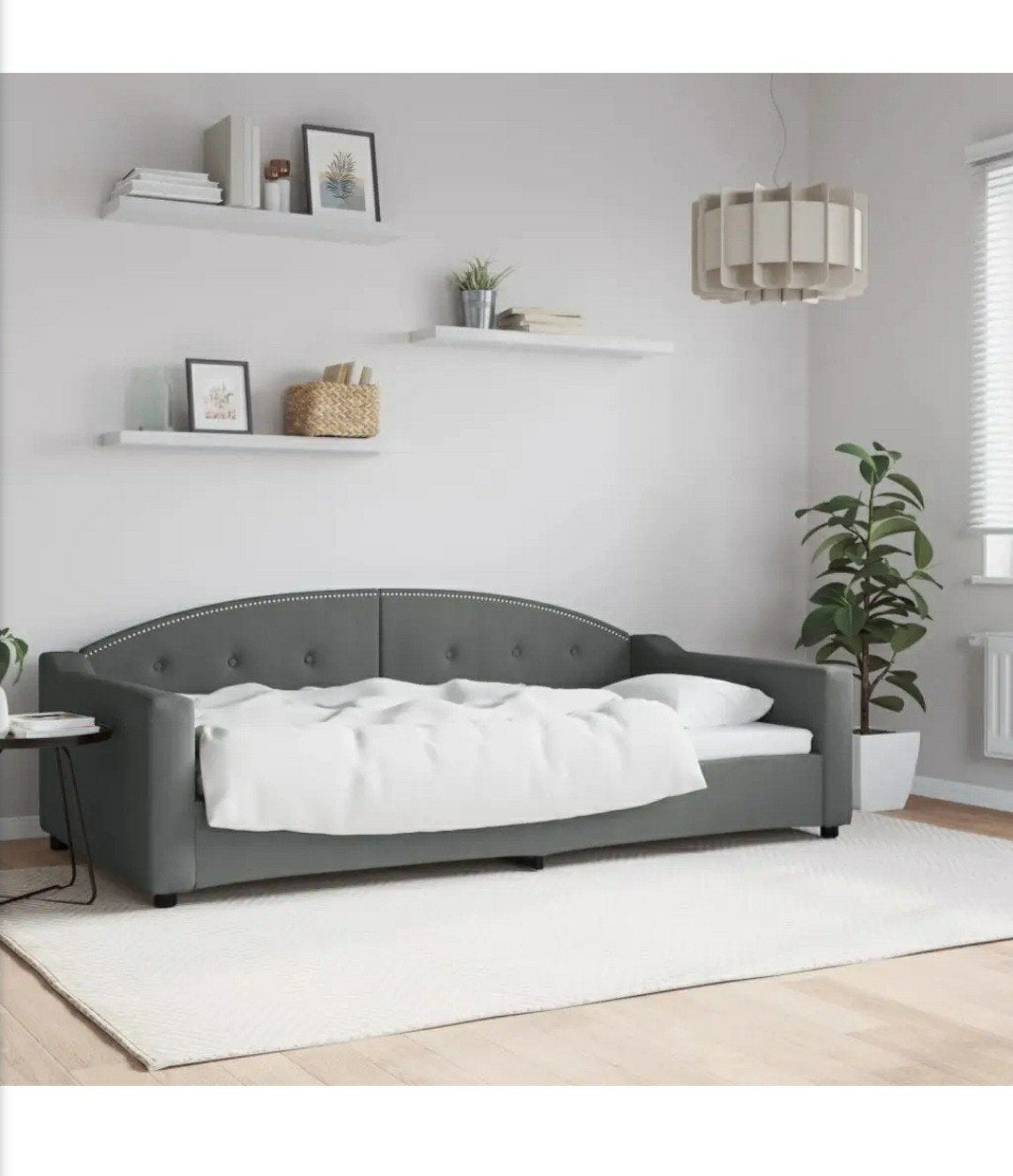 slaapbank grijs vidaxl  nieuw in doos, 75 tot 100 cm, Rechte bank, Minder dan 150 cm, Ophalen