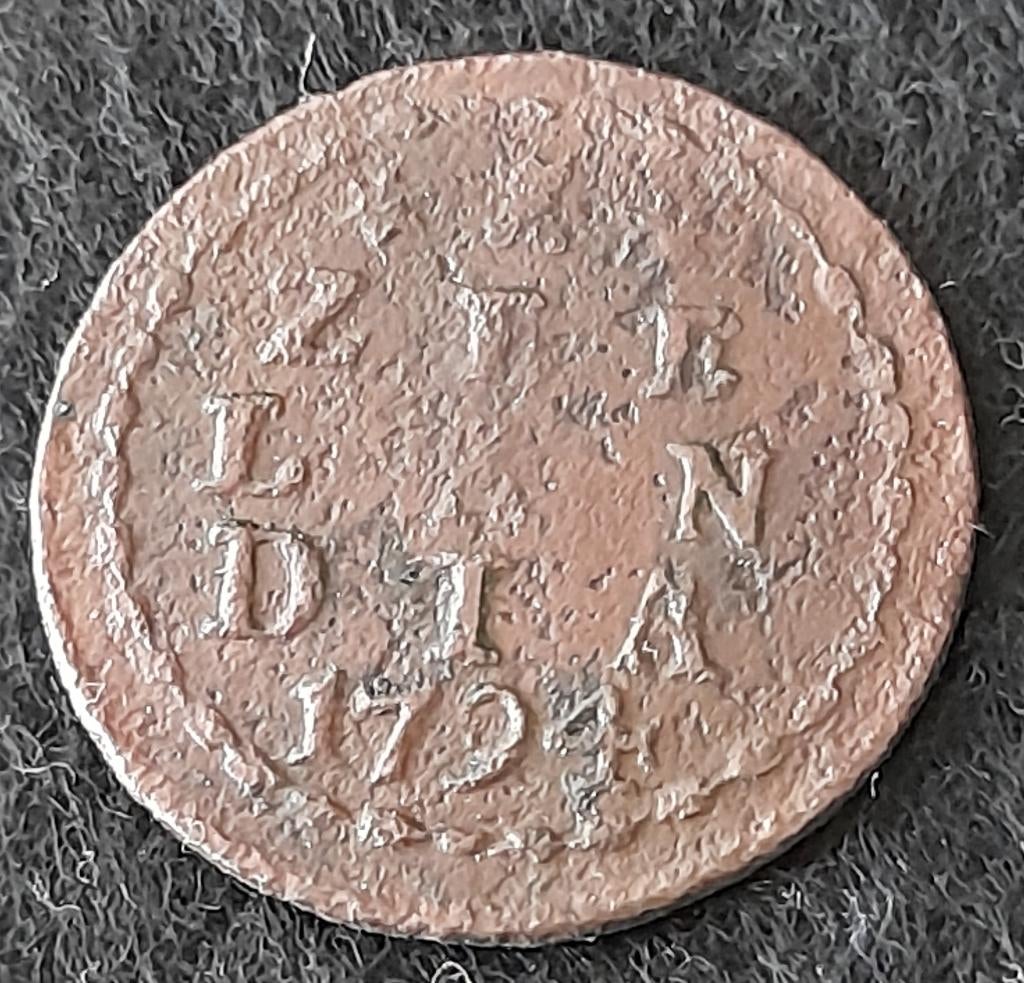 duit Zeeland 1794, Postzegels en Munten, Munten | Nederland, Ophalen of Verzenden, Vóór koninkrijk, Overige waardes, Losse munt