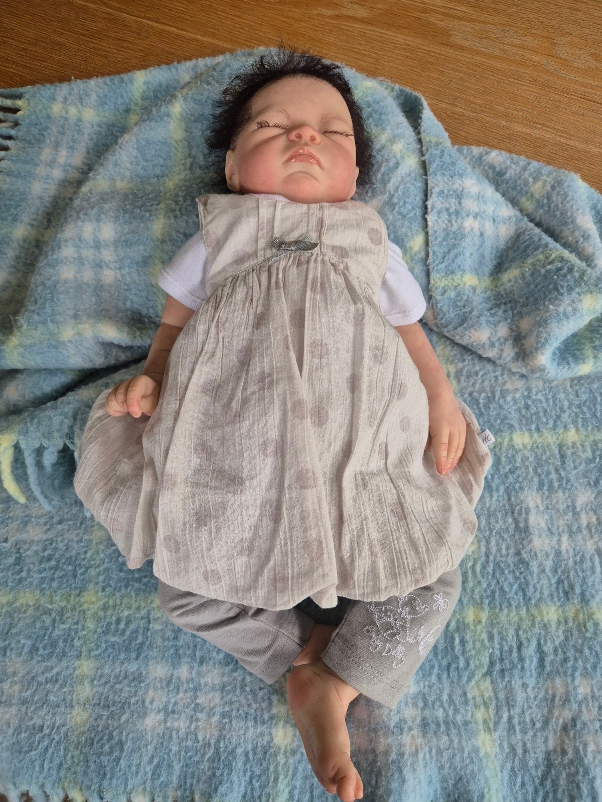 Reborn baby, Verzamelen, Ophalen of Verzenden, Zo goed als nieuw, Babypop