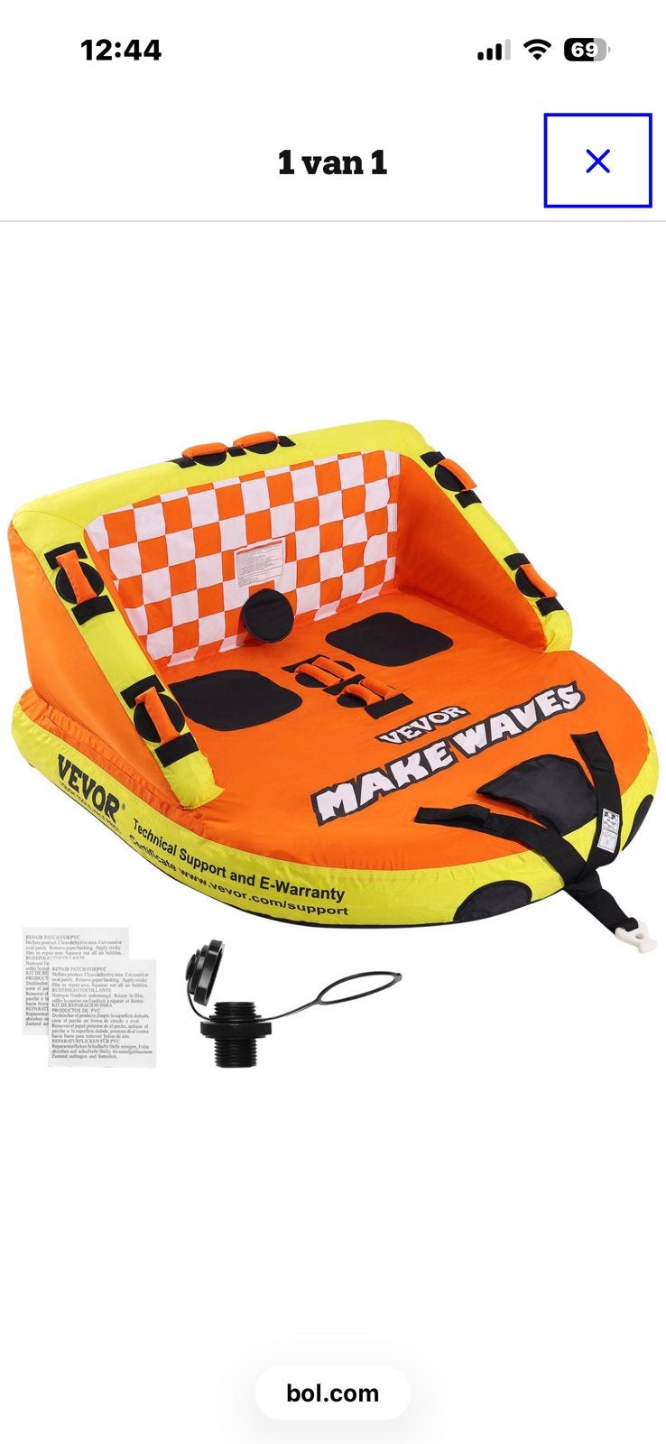 Funtube sleep tube boot nieuw!!, Ophalen of Verzenden, Nieuw, Funband of Funtube