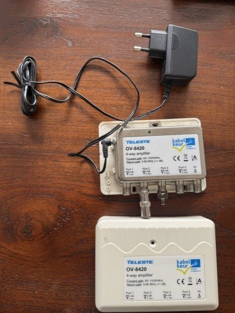 4-Way Amplifier Teleste te koop, Ophalen, Gebruikt