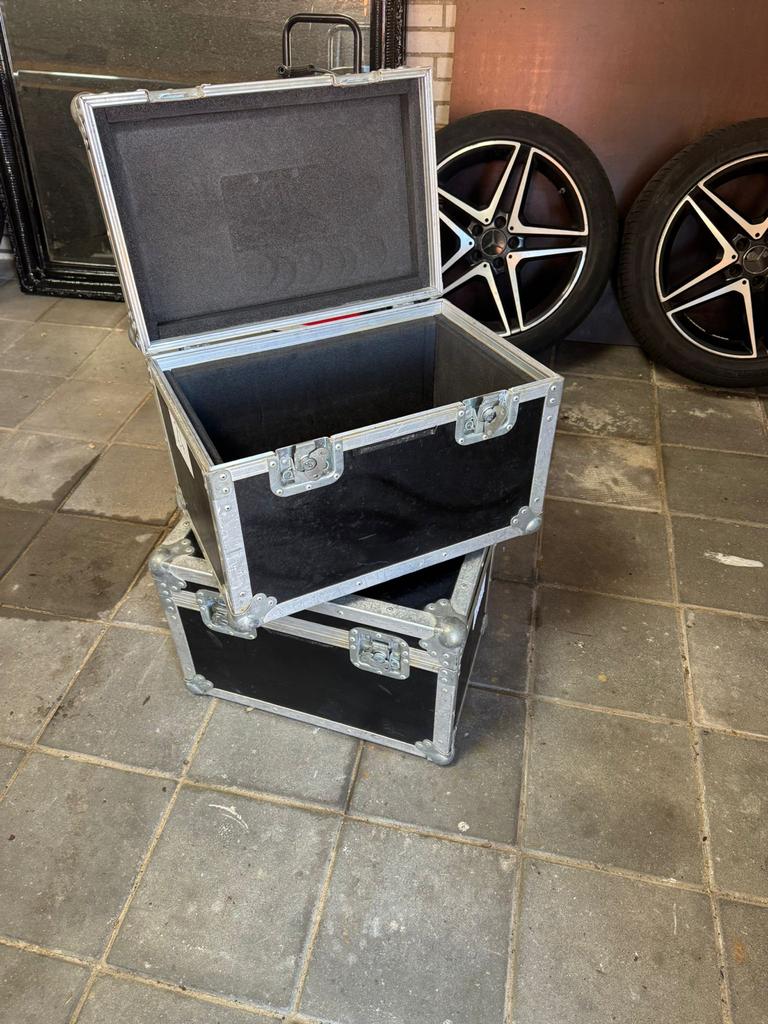 2 Flightcases voor Dynacord LM 10-2 speakers, Muziek en Instrumenten, Ophalen of Verzenden, Gebruikt, Speaker of Versterker, Flightcase