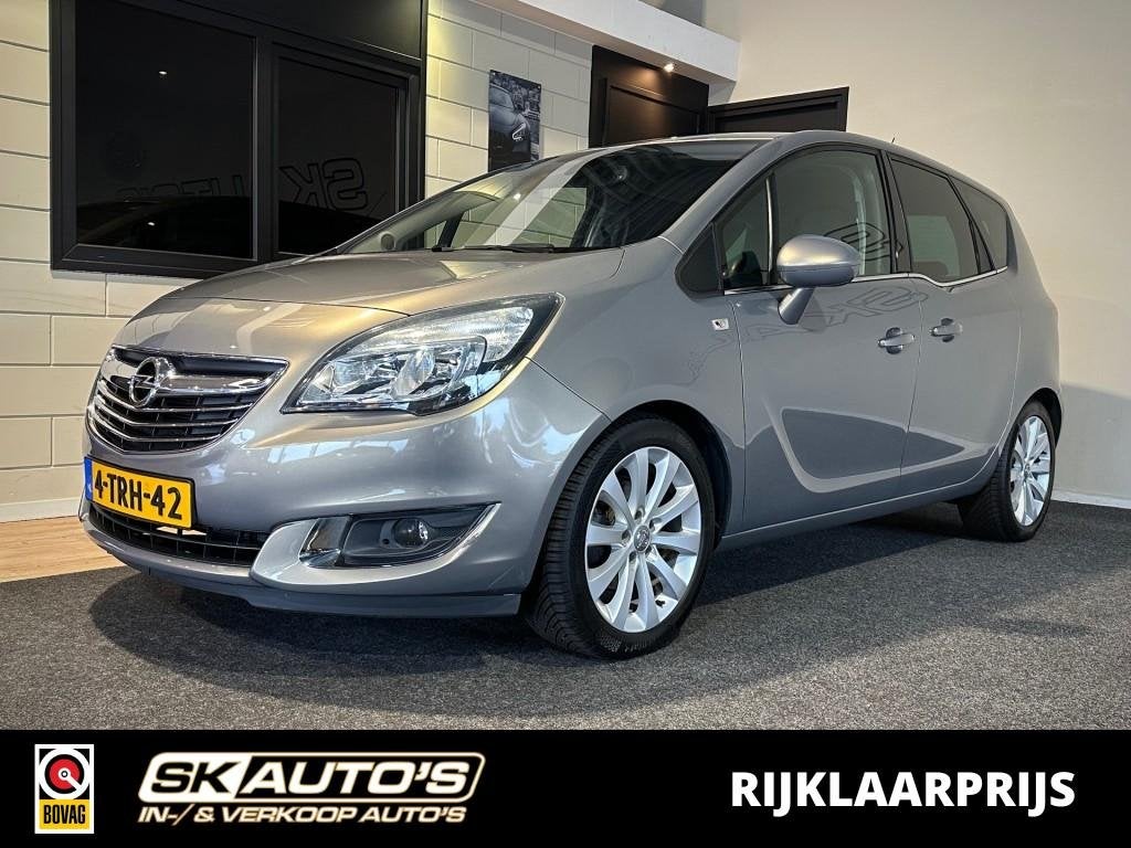 Opel MERIVA 1.4 TURBO COSMO LPG l NAP l TREKHAAK l PDC l LMV, Auto's, Gebruikt, Euro 6, 4 cilinders, Bedrijf