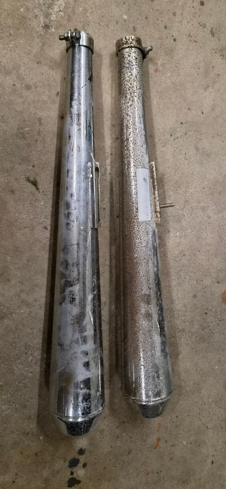 Set megafoon uitlaten diverse motoren, 40 mm aansluiting, Ophalen of Verzenden