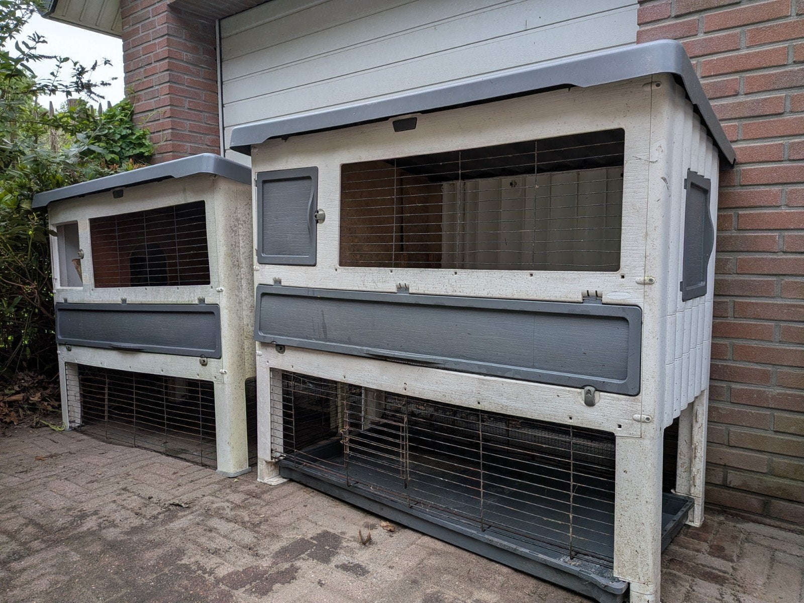 Konijnenhokken Ferplast Grand Lodge 140, Ophalen, 90 cm of meer, Konijn, Hok