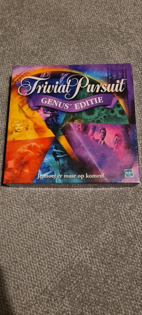 Trivial Pursuit Genus Editie Bordspel, Vijf spelers of meer, Ophalen of Verzenden, Zo goed als nieuw, Hasbro
