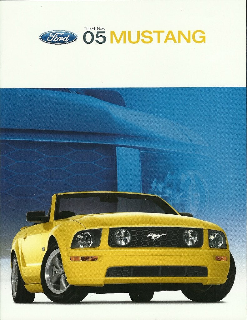 Ford Mustang convertible folder, Ophalen of Verzenden, Gelezen, Ford