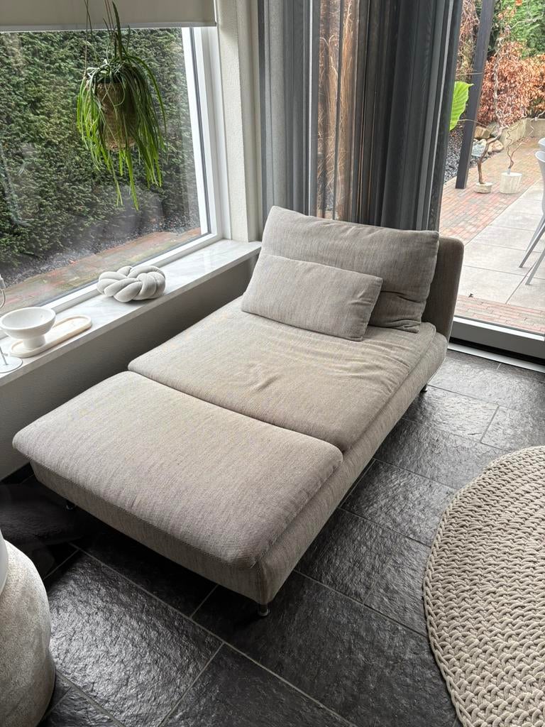 Ikea chaise longue Soderhamn, Ophalen, Eenpersoons, 125 tot 150 cm, Zo goed als nieuw