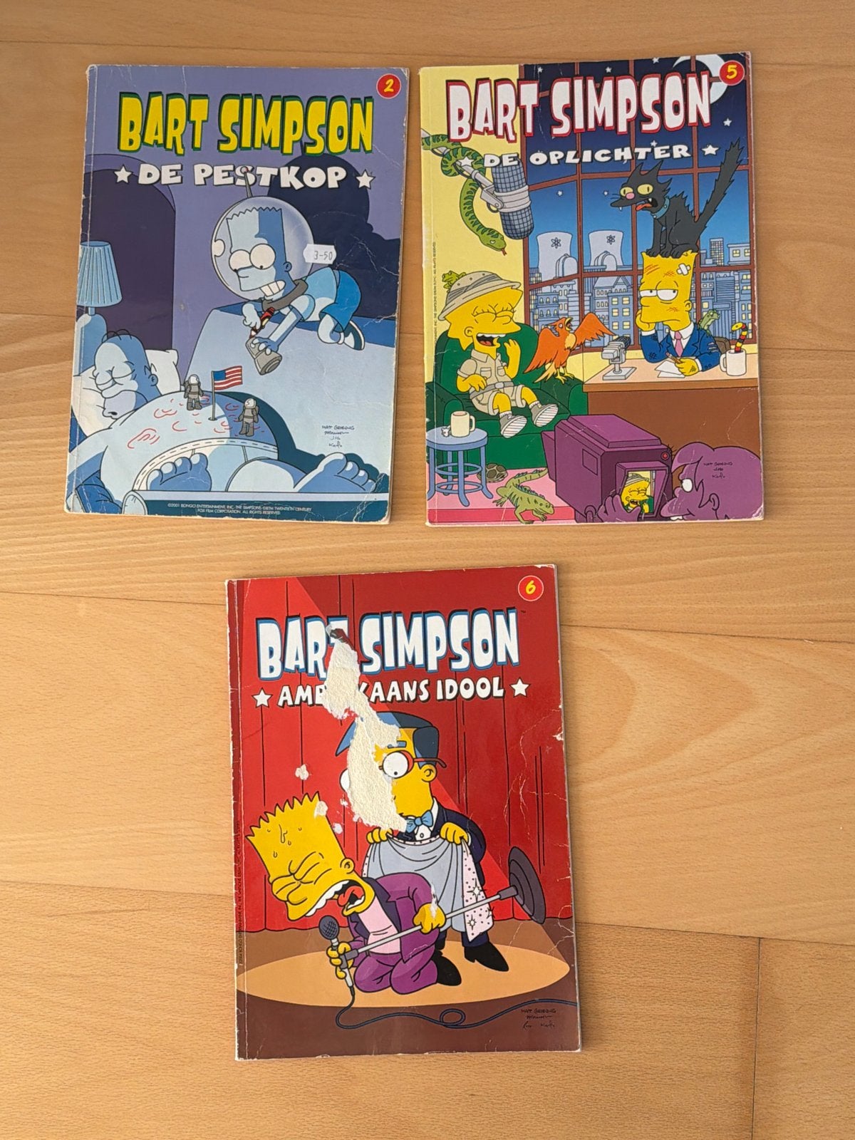 Bart Simpson stripboeken - De Pestkop, De Oplichter, Amerika, Meerdere stripboeken, Ophalen of Verzenden, Gelezen