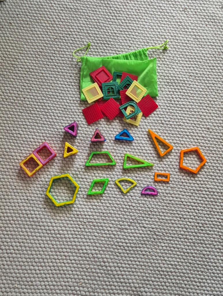 Magnetische tegels Geomag bouwspel kinderspeelgoed, Ophalen of Verzenden, Gebruikt, Overige merken