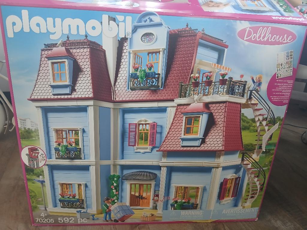 Playmobile dollhouse 70205+ 70206, Ophalen of Verzenden, Zo goed als nieuw, Complete set