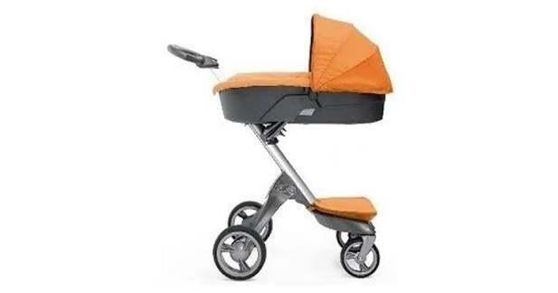Stokke kinderwagen V2., Gebruikt, Verstelbare duwstang, Ophalen, Kinderwagen