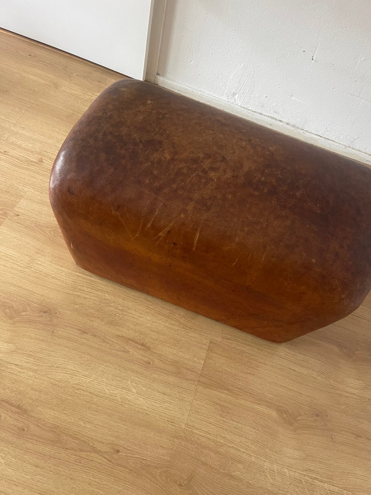 Authentieke Vintage Turnbok, Minder dan 50 cm, Gebruikt, Leer, Ophalen of Verzenden