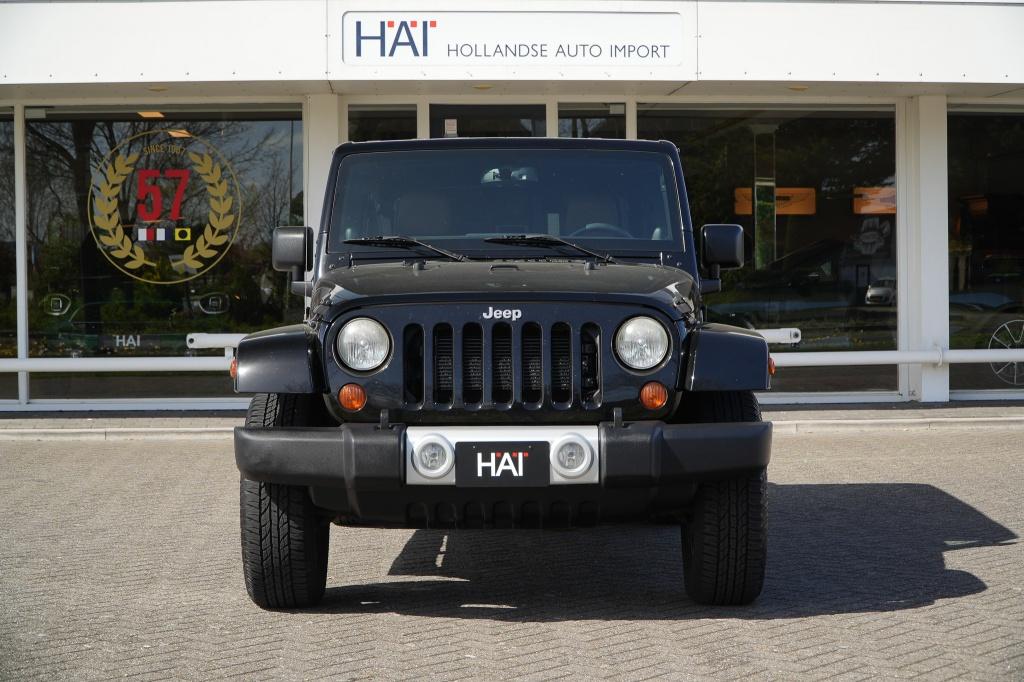Jeep Wrangler Unlimited 3.6 V6 Automaat Sahara I hardtop I 1, 450 kg, Gebruikt, Zwart, Cabriolet