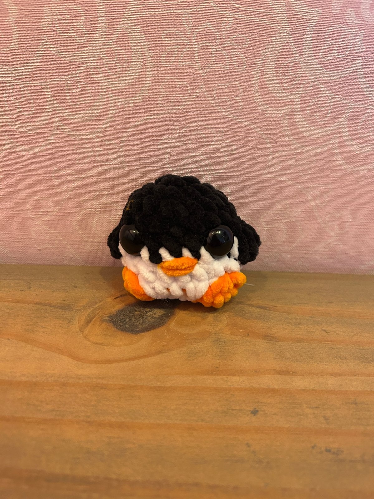 Gehaakte Knuffel - pinguïn, Overige merken, Overige typen, Nieuw, Zwart