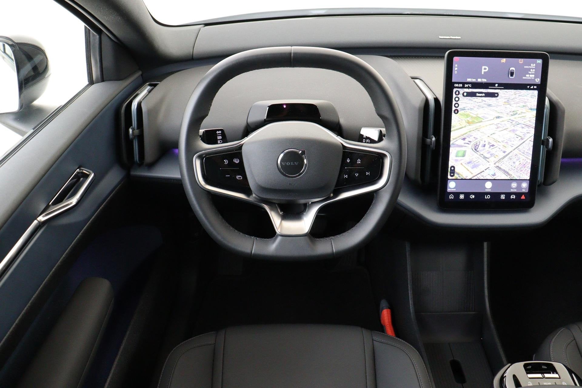 Volvo EX30 SINGLE MOTOR EXTENDED RANGE PLUS 69 kWh -HARMAN/K, Auto's, Automaat, Achterwielaandrijving, Gebruikt, Leder en Stof