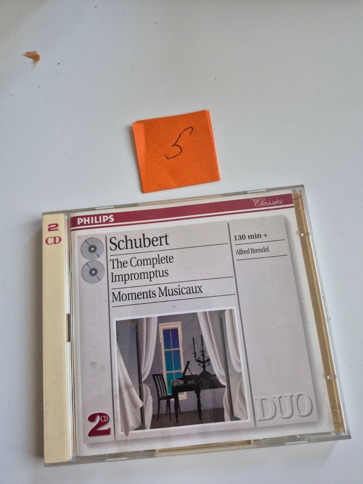 Schubert Complete Impromptus & Moments Musicaux  Brendel, Inclusief doosje, Gebruikt, Schubert, Ophalen of Verzenden