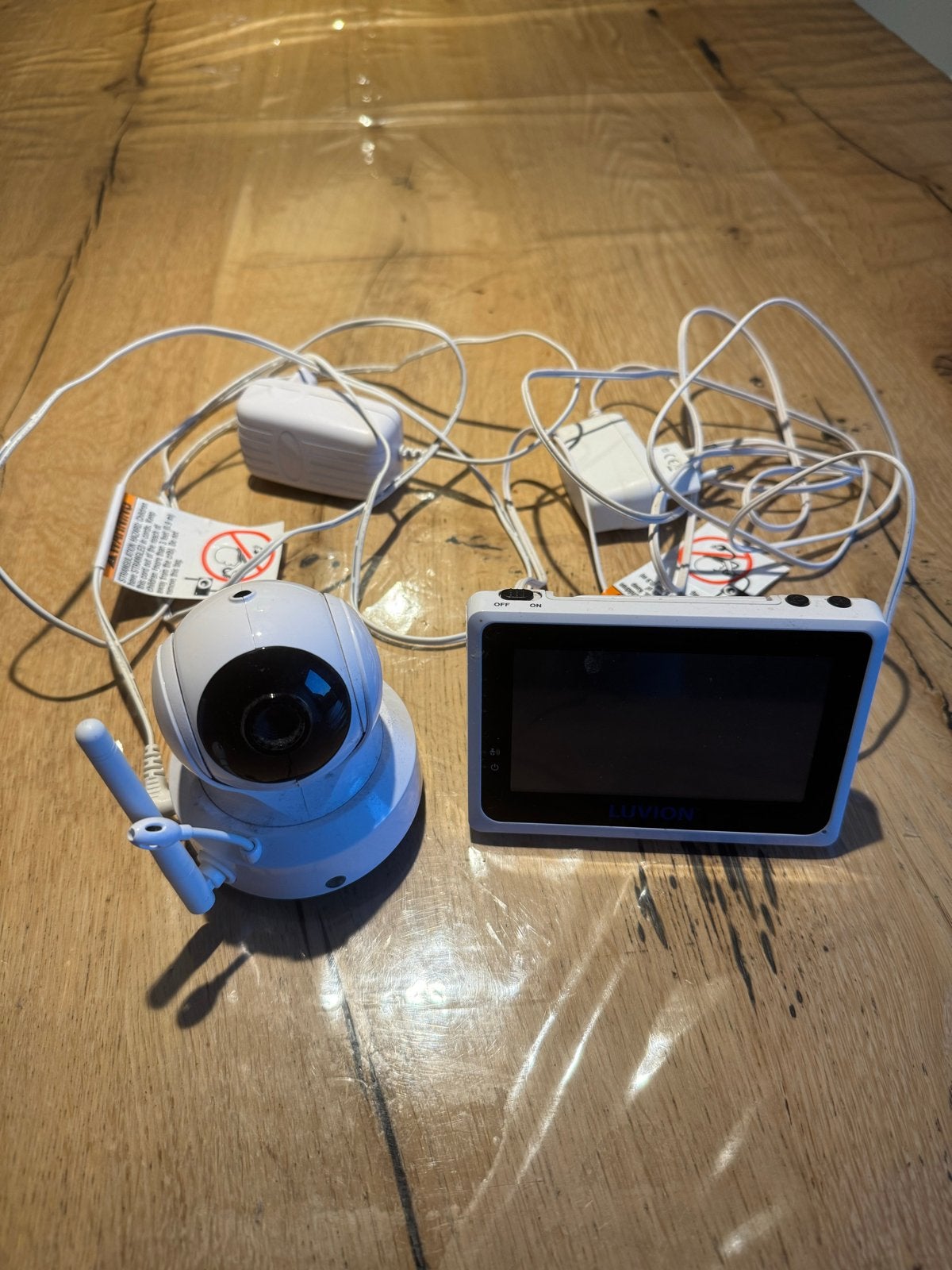Luvion Grand Elite 3 Connect videobabyfoon -compleet werkend, Ophalen, Zo goed als nieuw, 250 meter of meer, Camera