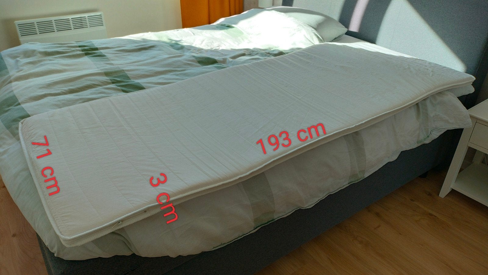 2 Dreamzone bedtoppers, zo goed als nieuw, Ophalen, 190 cm of minder, Zo goed als nieuw, Matras