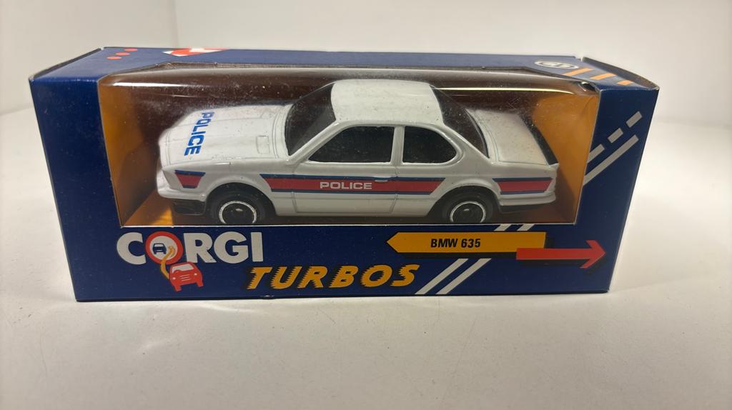 Bmw 635 police corgi 1.43, Auto, Ophalen of Verzenden, Corgi, A