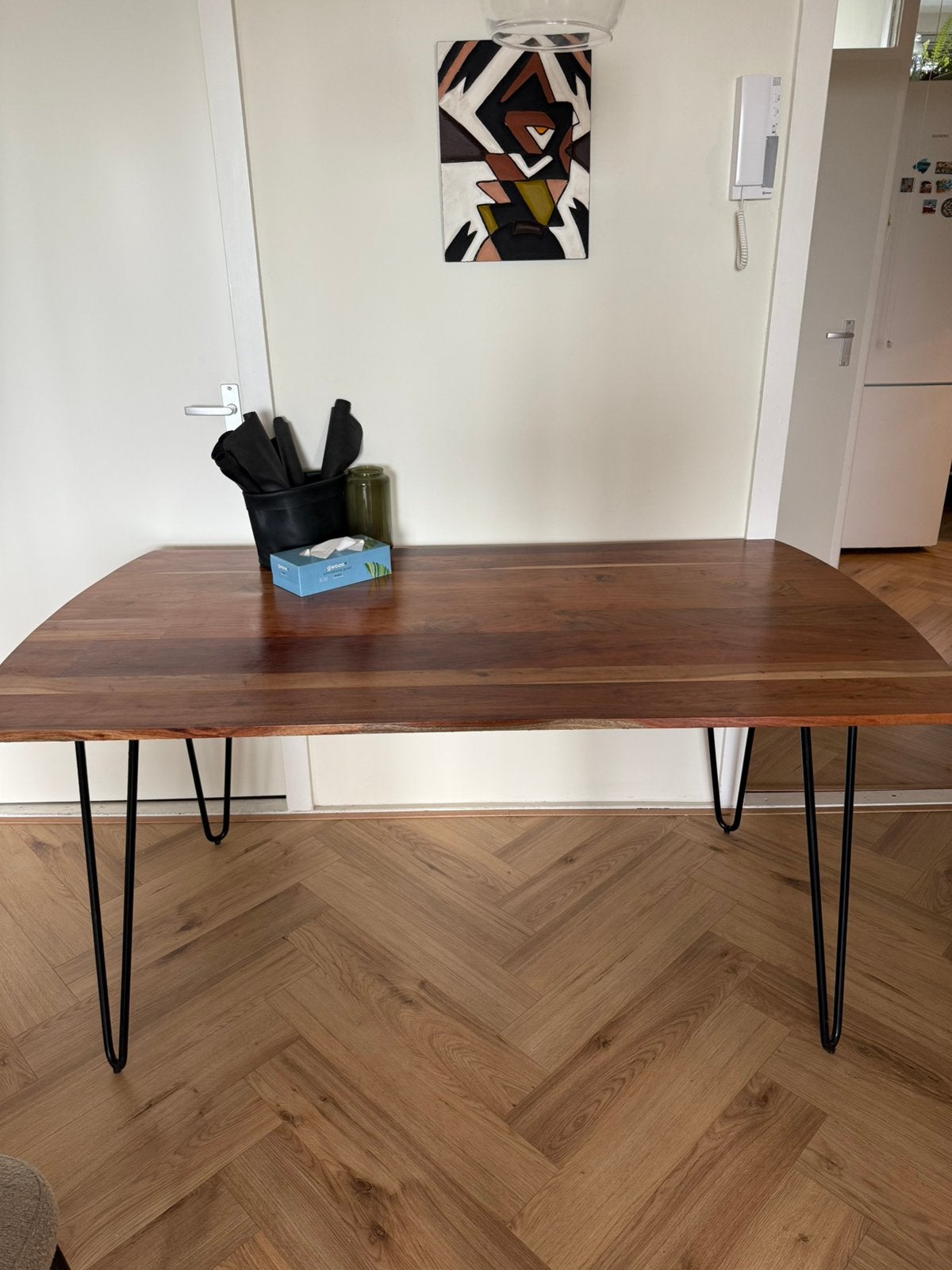 Rustic table, Huis en Inrichting, Ophalen, Gebruikt, 50 tot 100 cm, Vijf personen of meer