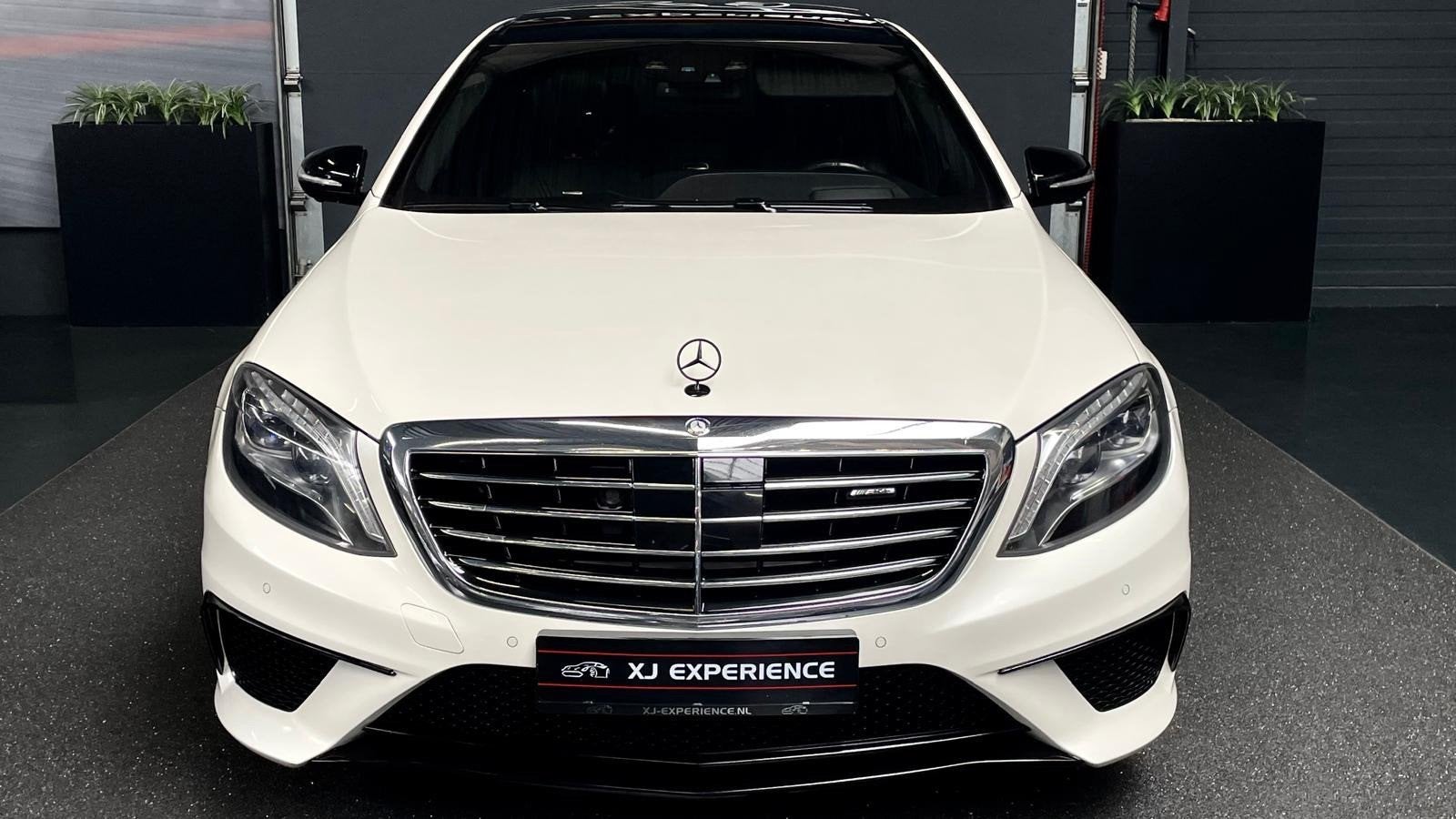 Mercedes-Benz S-klasse AMG 63 4Matic Lang 585 PK PANO Keram, Automaat, 5461 cc, Wit, Bedrijf