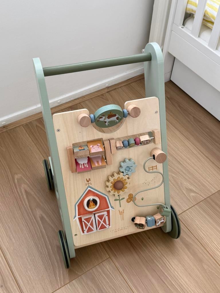 Loopwagen Little Dutch, Ophalen, Zo goed als nieuw, Duw- of Trekspeelgoed