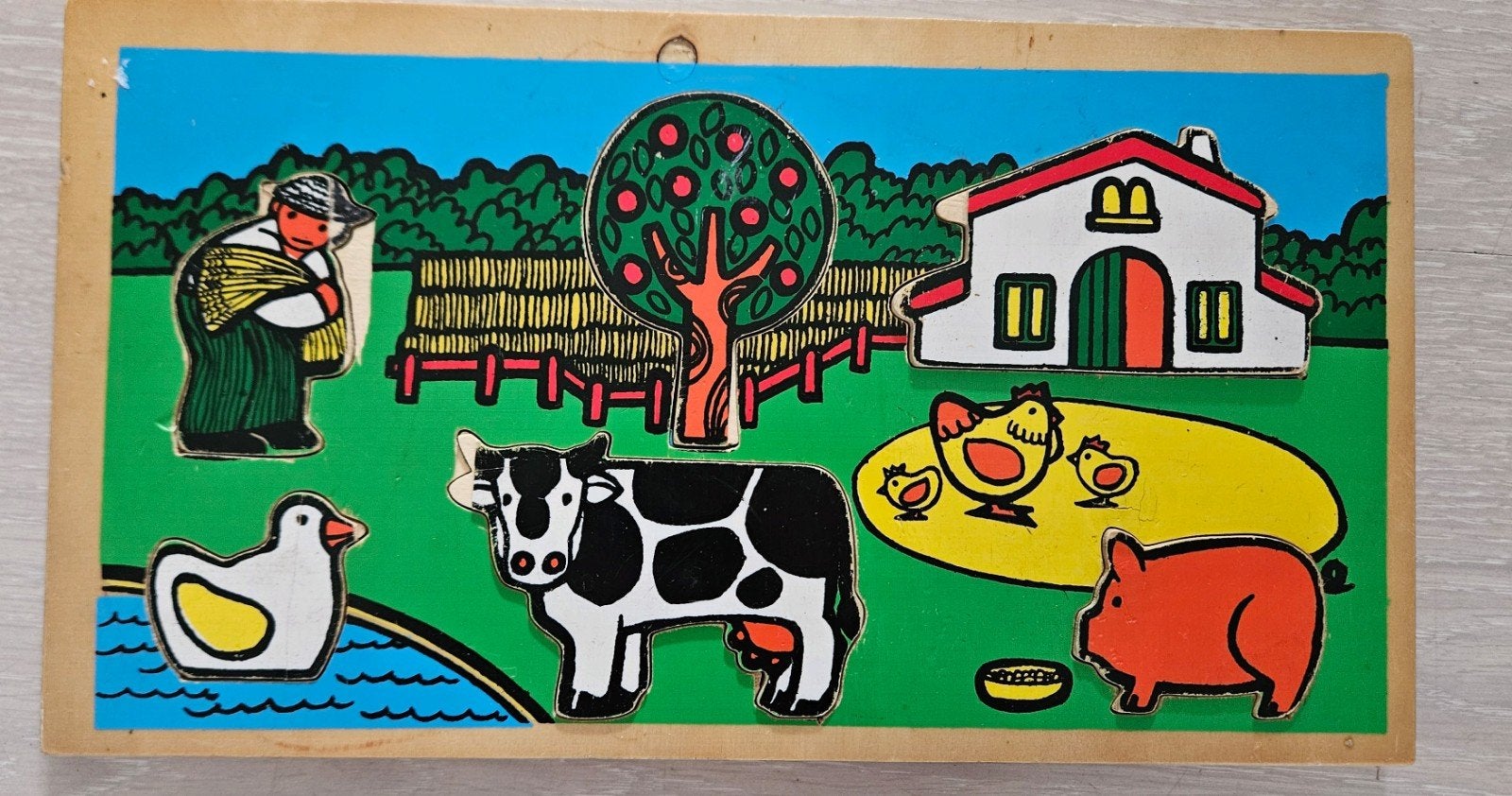 Houten Insteekpuzzels Set - Ravensburger & Meer, Ophalen, 2 tot 4 jaar, Gebruikt, Van hout