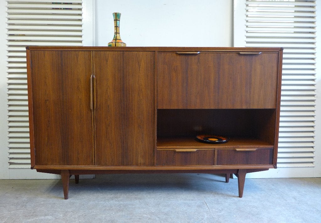 Foto 14 van Prachtige vintage werkbank toonbank  ladekast