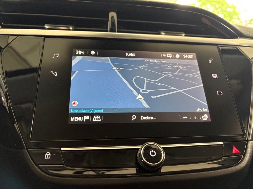 Opel CORSA 1.2 Automaat BiColor Navigatie 1/2 Leder Airco Cr, Auto's, Gebruikt, Met garantie (alle), 49 €/maand, USB