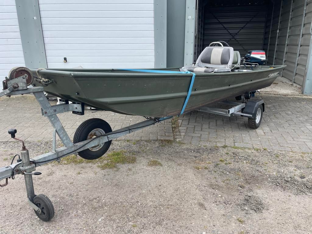 Alumacraft 1436 livewell boot (excl yamaha 8 pk), Watersport en Boten, Bootonderdelen, Ophalen, Zo goed als nieuw, Motor en Techniek
