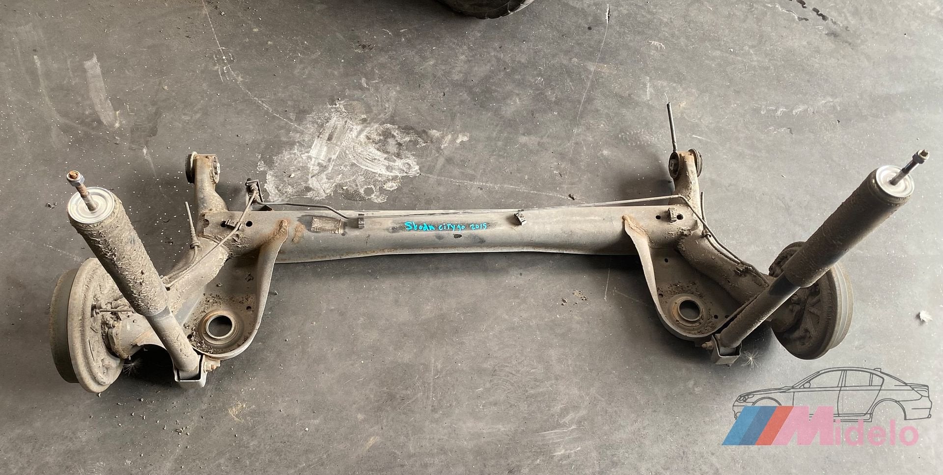 SKODA CITIGO ACHTERAS 1S0500051A, Gebruikt, -, -, Ophalen of Verzenden